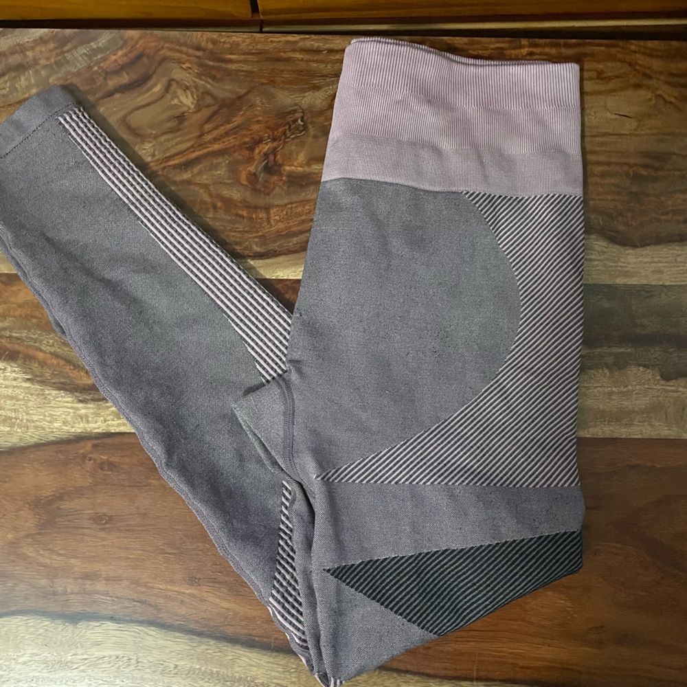 Forever 21 | Medium Gray and Pink Leggings